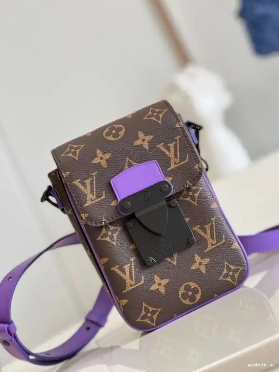WIS WALLET LOUIS WEARABLE VERTICAL VUITTON S-LOCK 0514